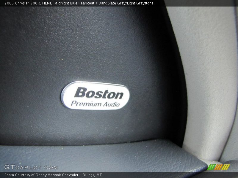 Midnight Blue Pearlcoat / Dark Slate Gray/Light Graystone 2005 Chrysler 300 C HEMI