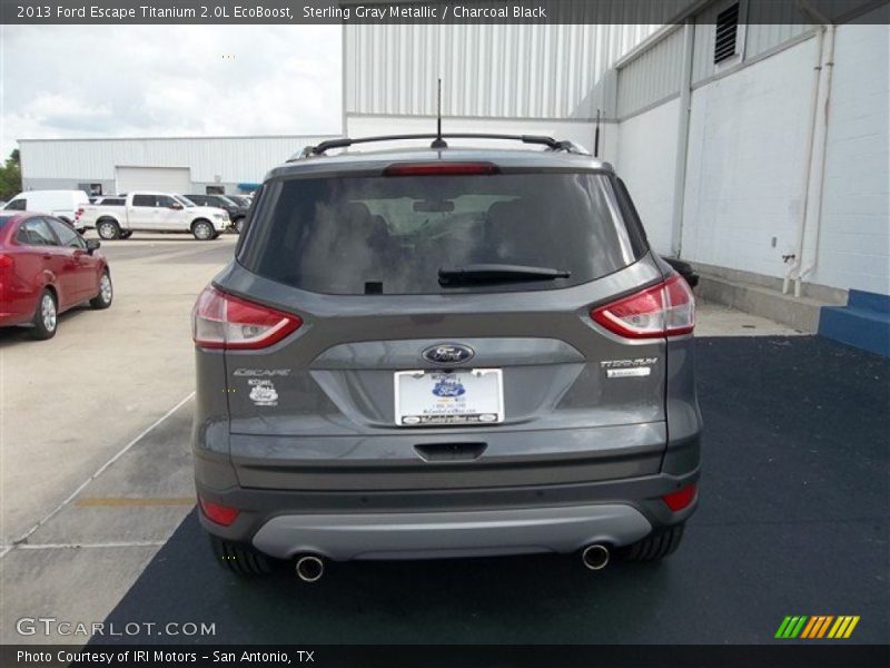 Sterling Gray Metallic / Charcoal Black 2013 Ford Escape Titanium 2.0L EcoBoost