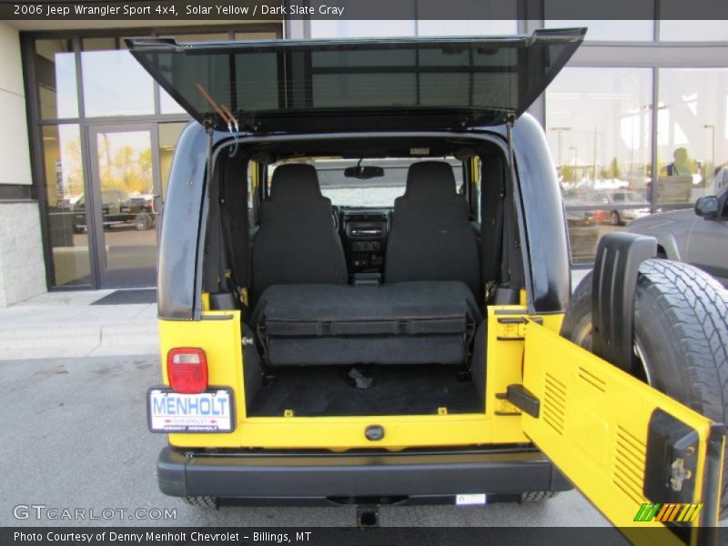 Solar Yellow / Dark Slate Gray 2006 Jeep Wrangler Sport 4x4