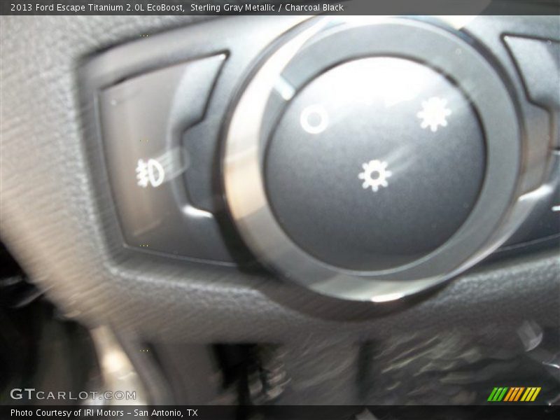 Sterling Gray Metallic / Charcoal Black 2013 Ford Escape Titanium 2.0L EcoBoost