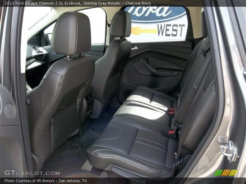 Sterling Gray Metallic / Charcoal Black 2013 Ford Escape Titanium 2.0L EcoBoost