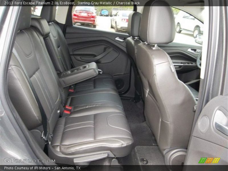 Sterling Gray Metallic / Charcoal Black 2013 Ford Escape Titanium 2.0L EcoBoost