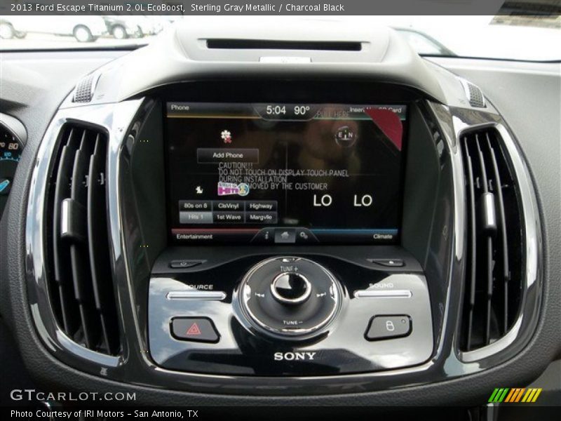 Controls of 2013 Escape Titanium 2.0L EcoBoost