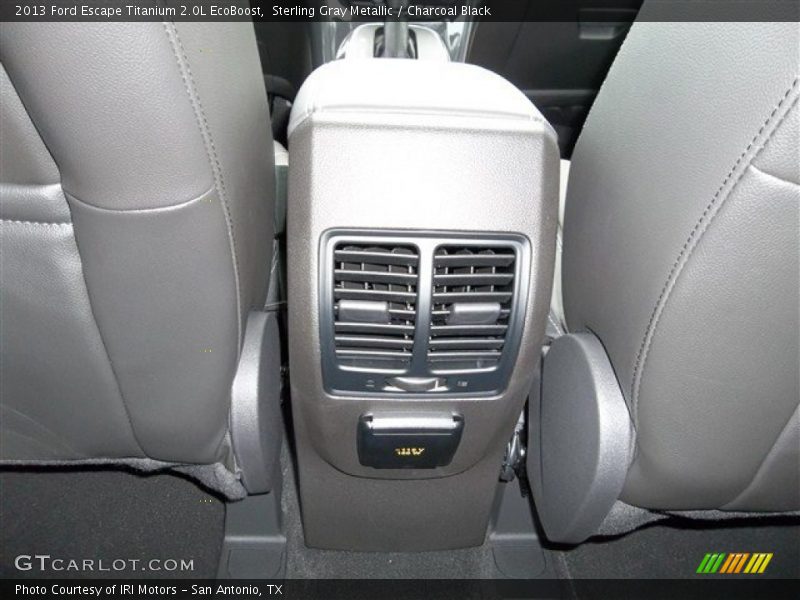 Sterling Gray Metallic / Charcoal Black 2013 Ford Escape Titanium 2.0L EcoBoost