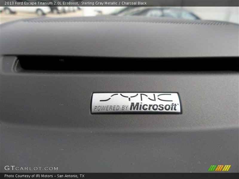 Sterling Gray Metallic / Charcoal Black 2013 Ford Escape Titanium 2.0L EcoBoost