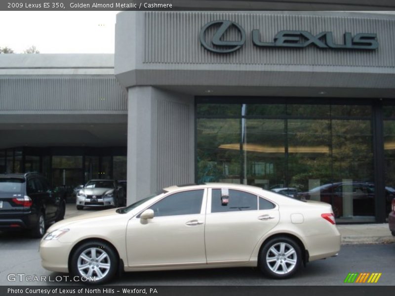 Golden Almond Metallic / Cashmere 2009 Lexus ES 350
