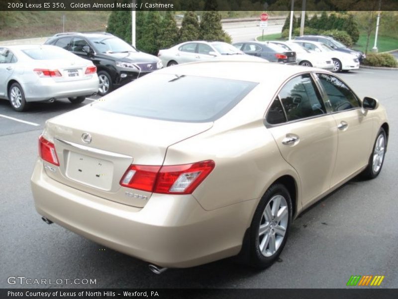 Golden Almond Metallic / Cashmere 2009 Lexus ES 350