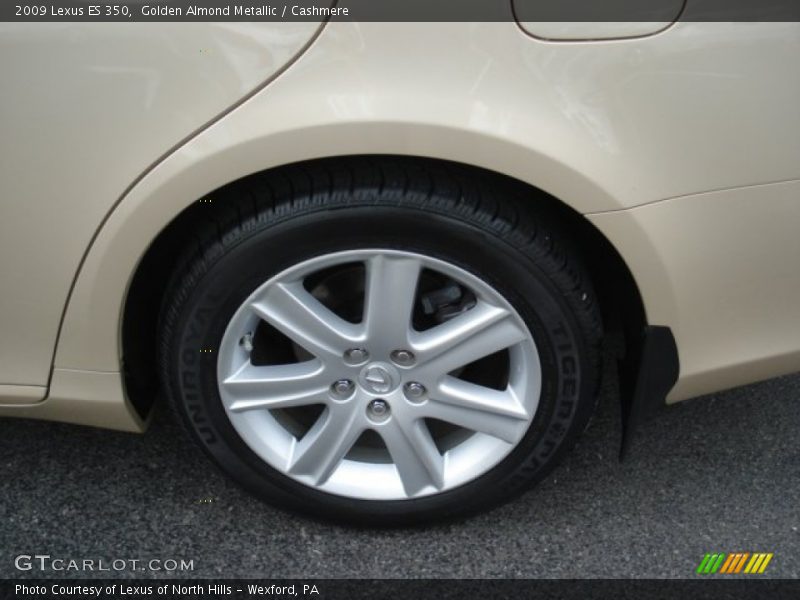 Golden Almond Metallic / Cashmere 2009 Lexus ES 350