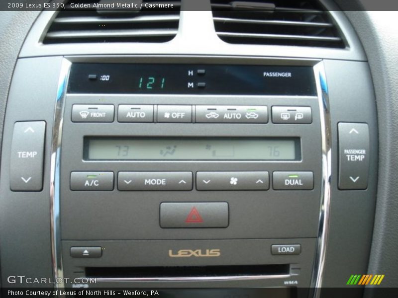 Golden Almond Metallic / Cashmere 2009 Lexus ES 350