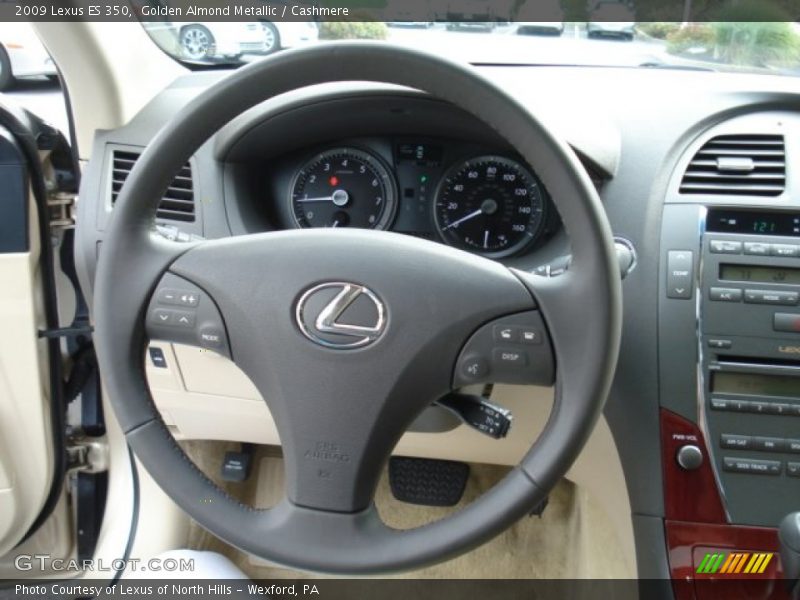 Golden Almond Metallic / Cashmere 2009 Lexus ES 350