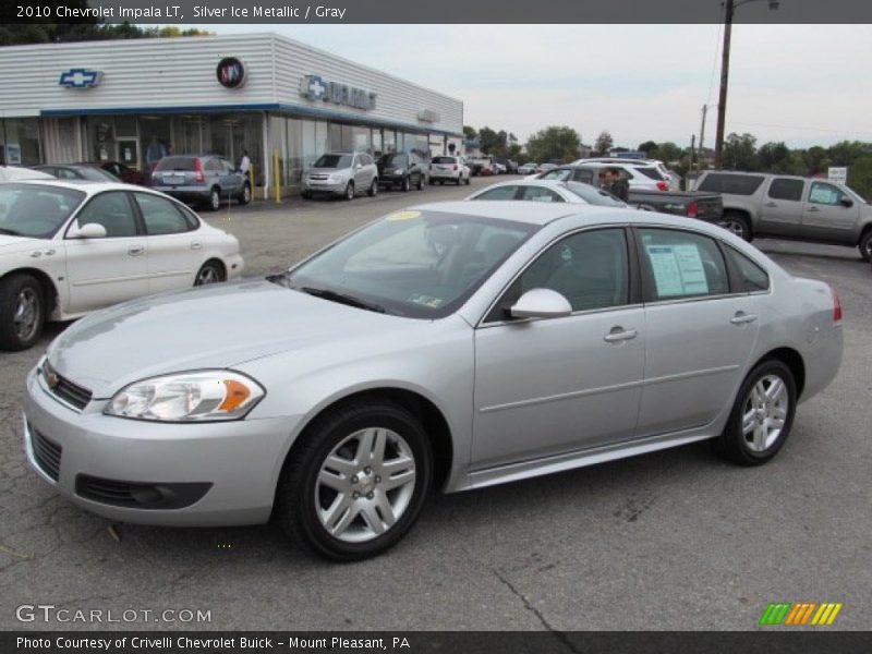 Silver Ice Metallic / Gray 2010 Chevrolet Impala LT
