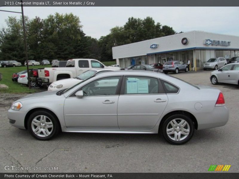 Silver Ice Metallic / Gray 2010 Chevrolet Impala LT