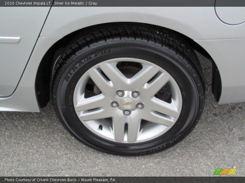Silver Ice Metallic / Gray 2010 Chevrolet Impala LT