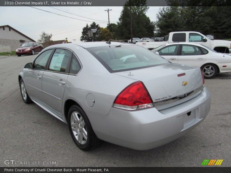 Silver Ice Metallic / Gray 2010 Chevrolet Impala LT