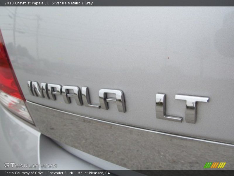 Silver Ice Metallic / Gray 2010 Chevrolet Impala LT