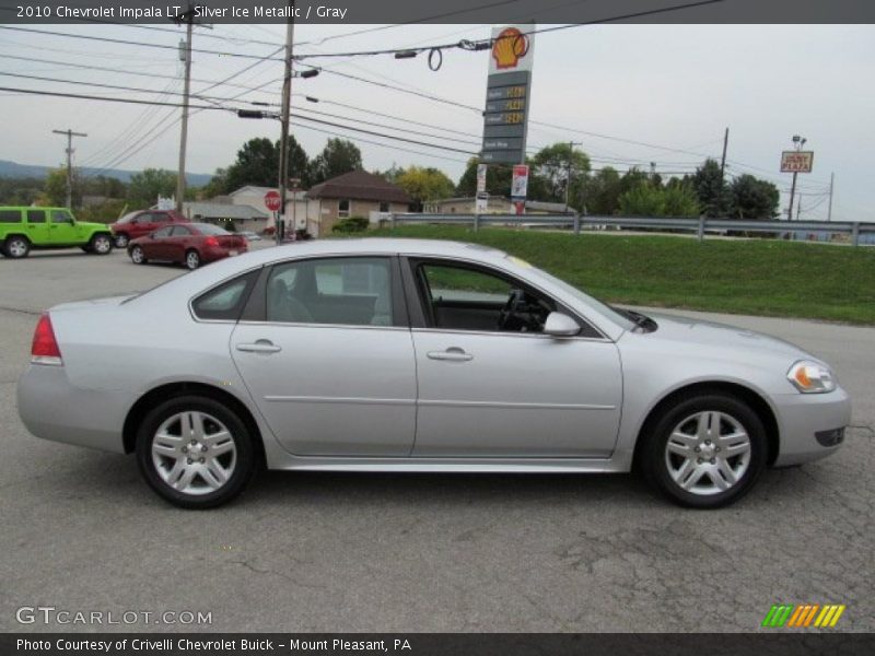 Silver Ice Metallic / Gray 2010 Chevrolet Impala LT