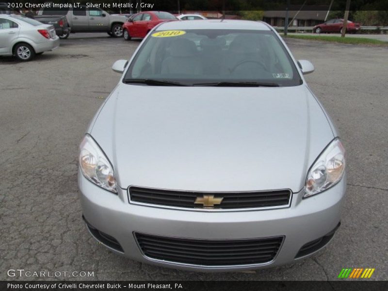 Silver Ice Metallic / Gray 2010 Chevrolet Impala LT