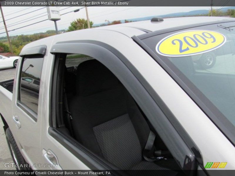 Silver Birch Metallic / Ebony 2009 Chevrolet Colorado LT Crew Cab 4x4