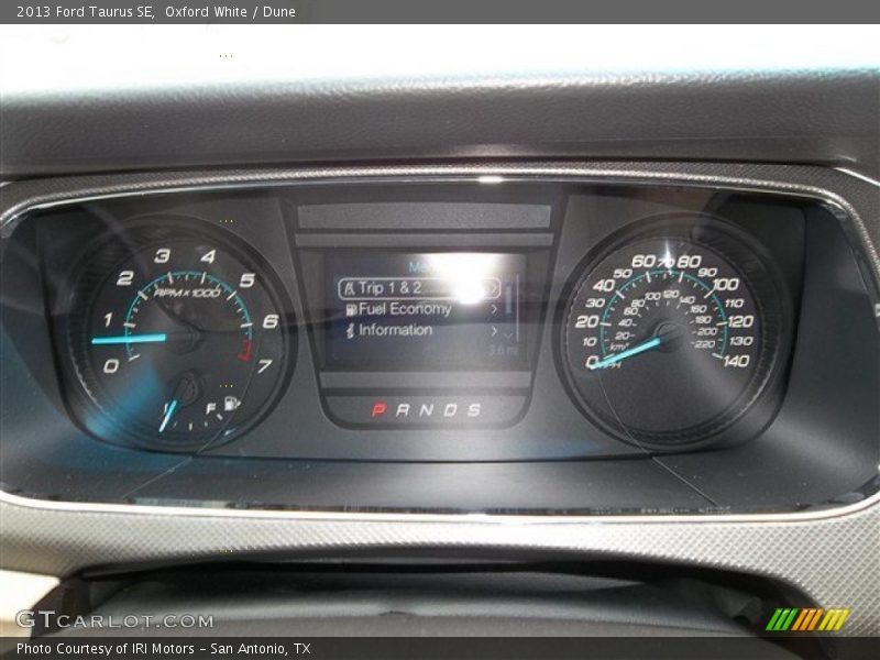  2013 Taurus SE SE Gauges
