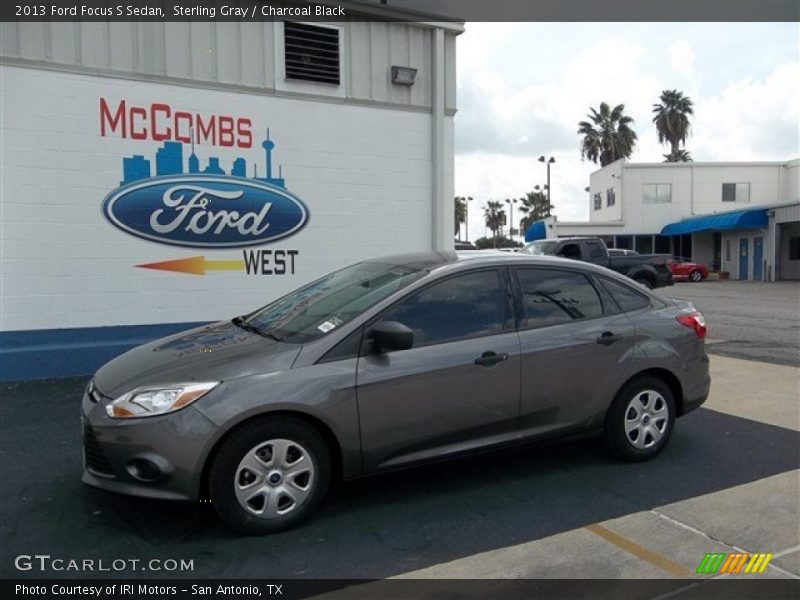 Sterling Gray / Charcoal Black 2013 Ford Focus S Sedan