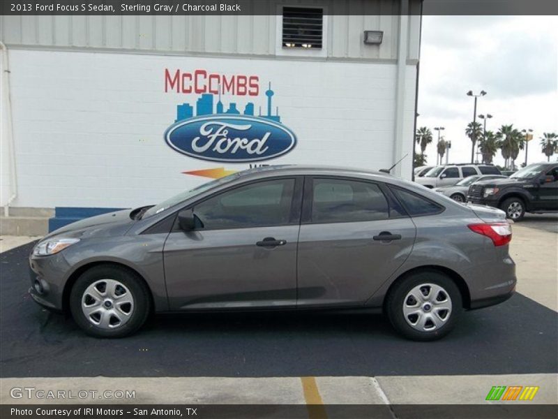 Sterling Gray / Charcoal Black 2013 Ford Focus S Sedan