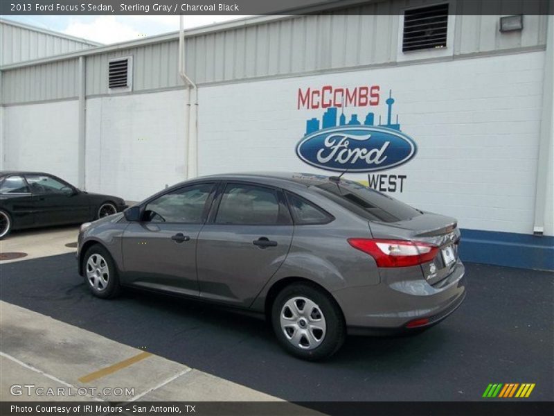 Sterling Gray / Charcoal Black 2013 Ford Focus S Sedan