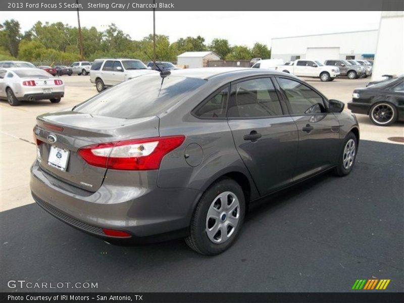 Sterling Gray / Charcoal Black 2013 Ford Focus S Sedan