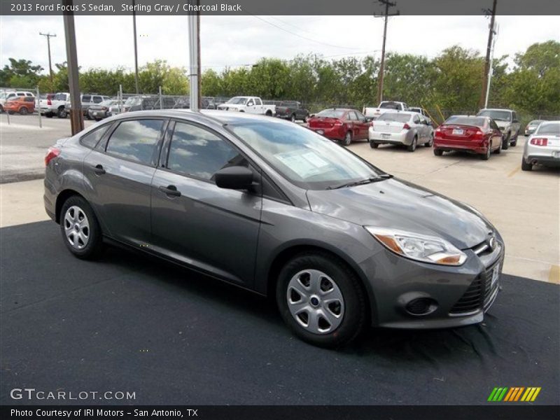 Sterling Gray / Charcoal Black 2013 Ford Focus S Sedan