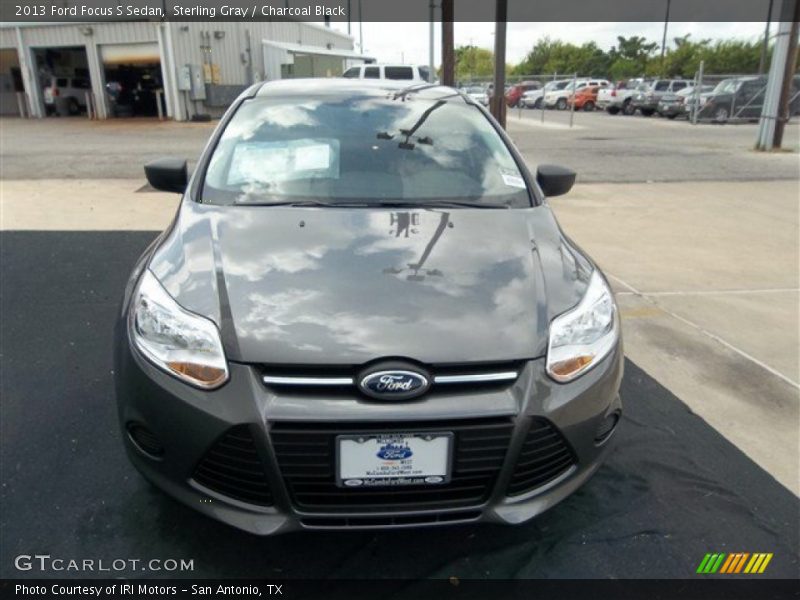 Sterling Gray / Charcoal Black 2013 Ford Focus S Sedan
