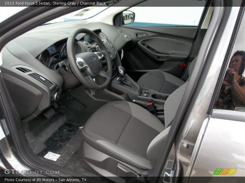 Sterling Gray / Charcoal Black 2013 Ford Focus S Sedan
