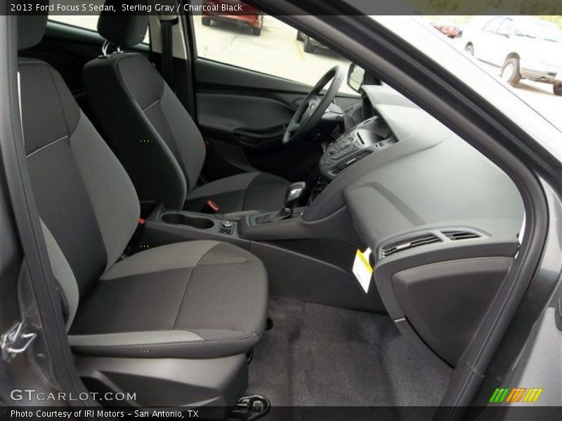Sterling Gray / Charcoal Black 2013 Ford Focus S Sedan