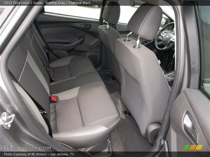 Sterling Gray / Charcoal Black 2013 Ford Focus S Sedan