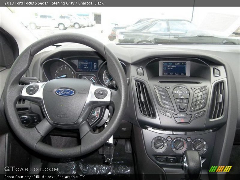 Sterling Gray / Charcoal Black 2013 Ford Focus S Sedan