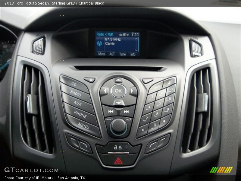 Sterling Gray / Charcoal Black 2013 Ford Focus S Sedan