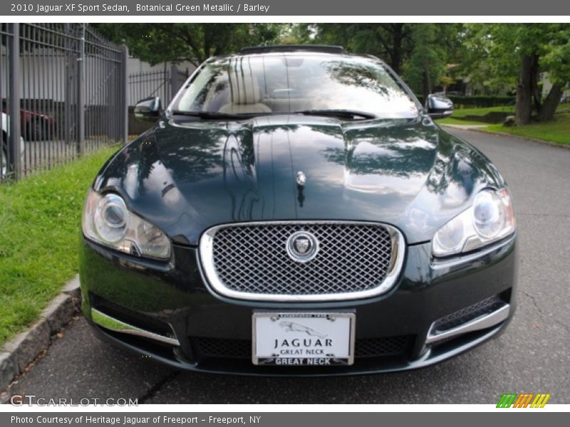 Botanical Green Metallic / Barley 2010 Jaguar XF Sport Sedan