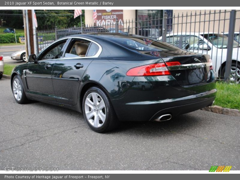 Botanical Green Metallic / Barley 2010 Jaguar XF Sport Sedan