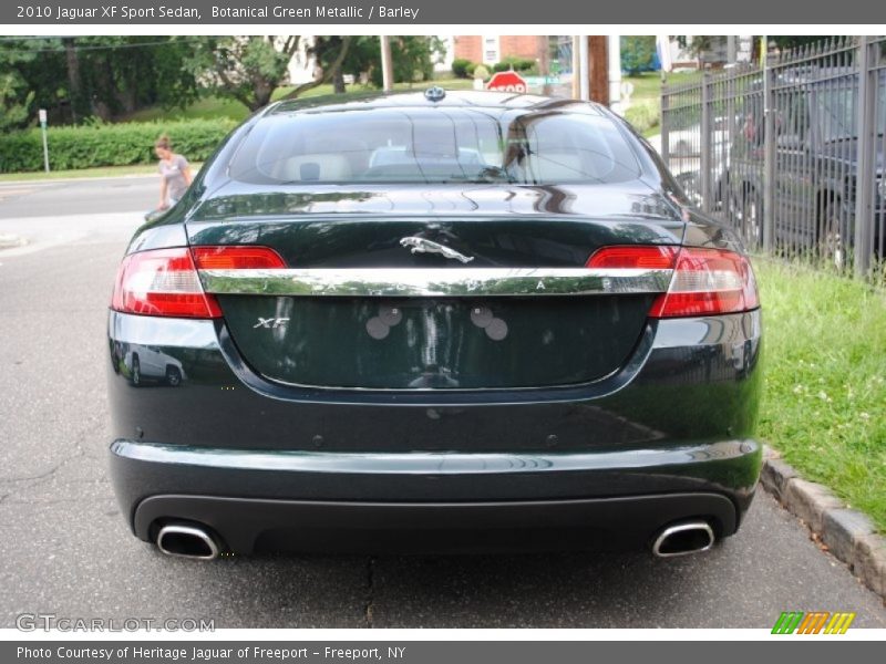 Botanical Green Metallic / Barley 2010 Jaguar XF Sport Sedan