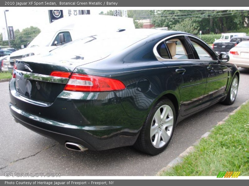 Botanical Green Metallic / Barley 2010 Jaguar XF Sport Sedan