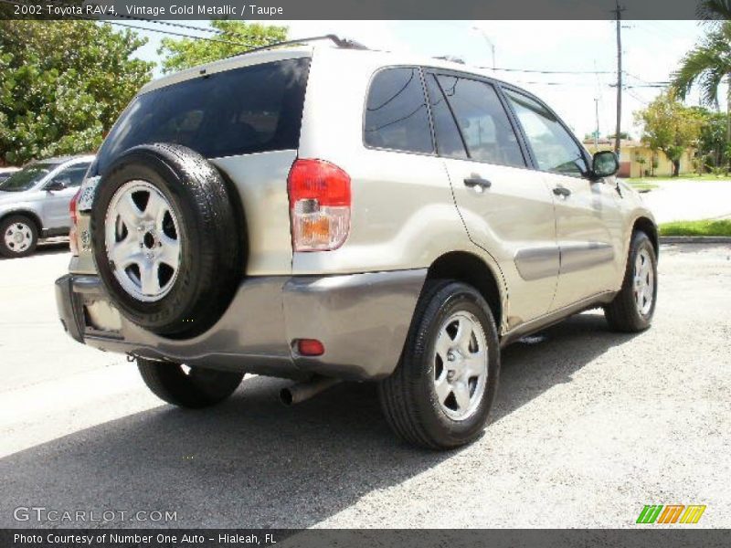 Vintage Gold Metallic / Taupe 2002 Toyota RAV4