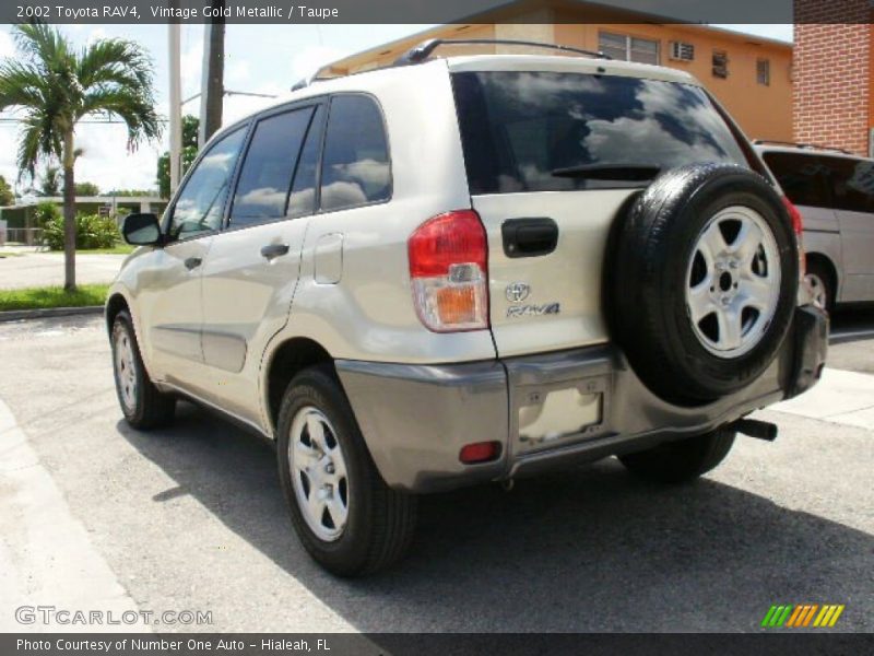 Vintage Gold Metallic / Taupe 2002 Toyota RAV4