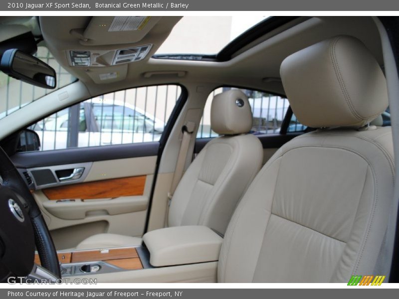 Botanical Green Metallic / Barley 2010 Jaguar XF Sport Sedan