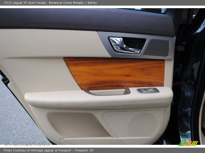 Botanical Green Metallic / Barley 2010 Jaguar XF Sport Sedan