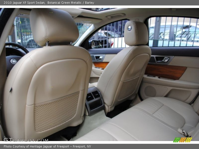 Botanical Green Metallic / Barley 2010 Jaguar XF Sport Sedan