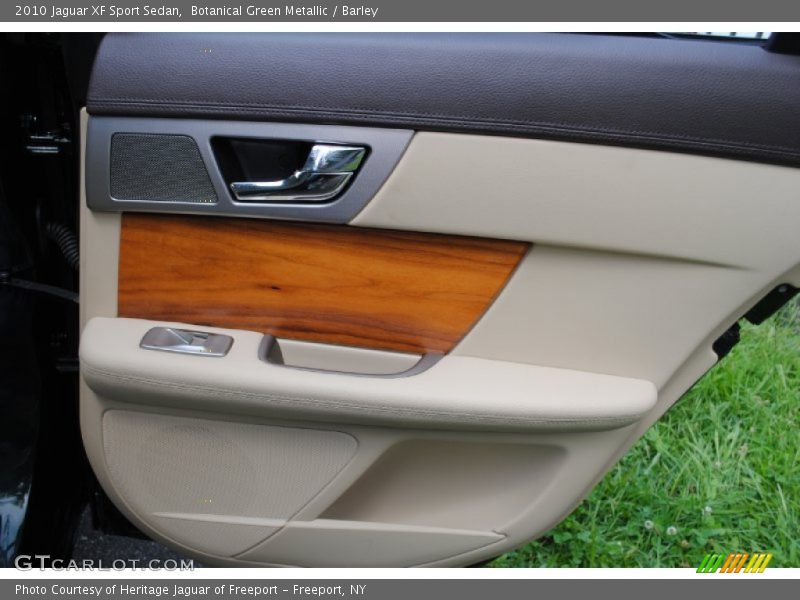 Botanical Green Metallic / Barley 2010 Jaguar XF Sport Sedan