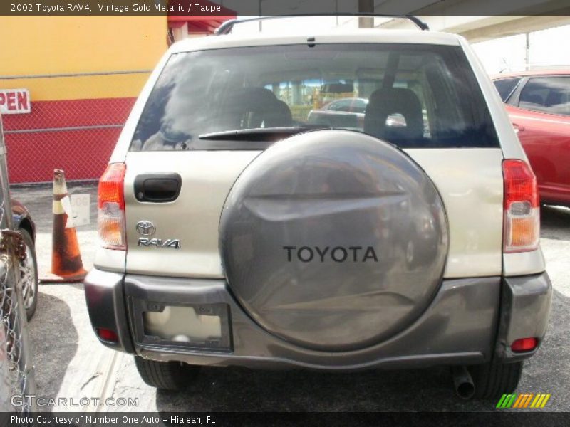 Vintage Gold Metallic / Taupe 2002 Toyota RAV4