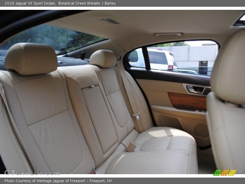 Botanical Green Metallic / Barley 2010 Jaguar XF Sport Sedan