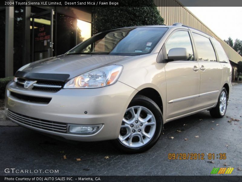 Desert Sand Mica / Fawn Beige 2004 Toyota Sienna XLE Limited