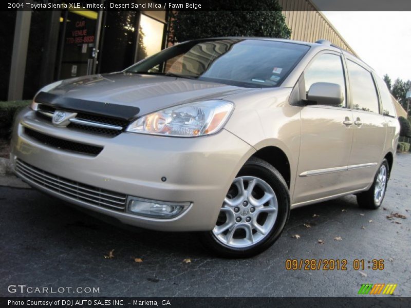Desert Sand Mica / Fawn Beige 2004 Toyota Sienna XLE Limited