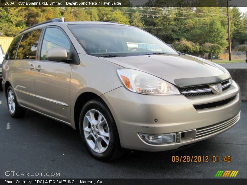 Desert Sand Mica / Fawn Beige 2004 Toyota Sienna XLE Limited