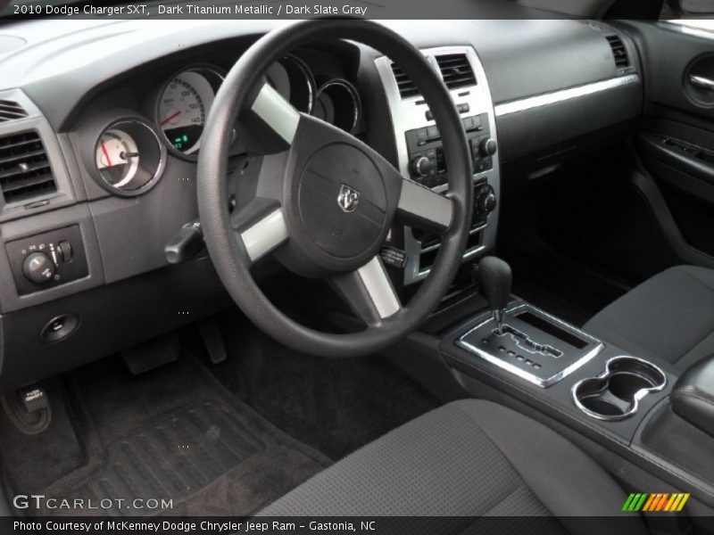 Dark Titanium Metallic / Dark Slate Gray 2010 Dodge Charger SXT